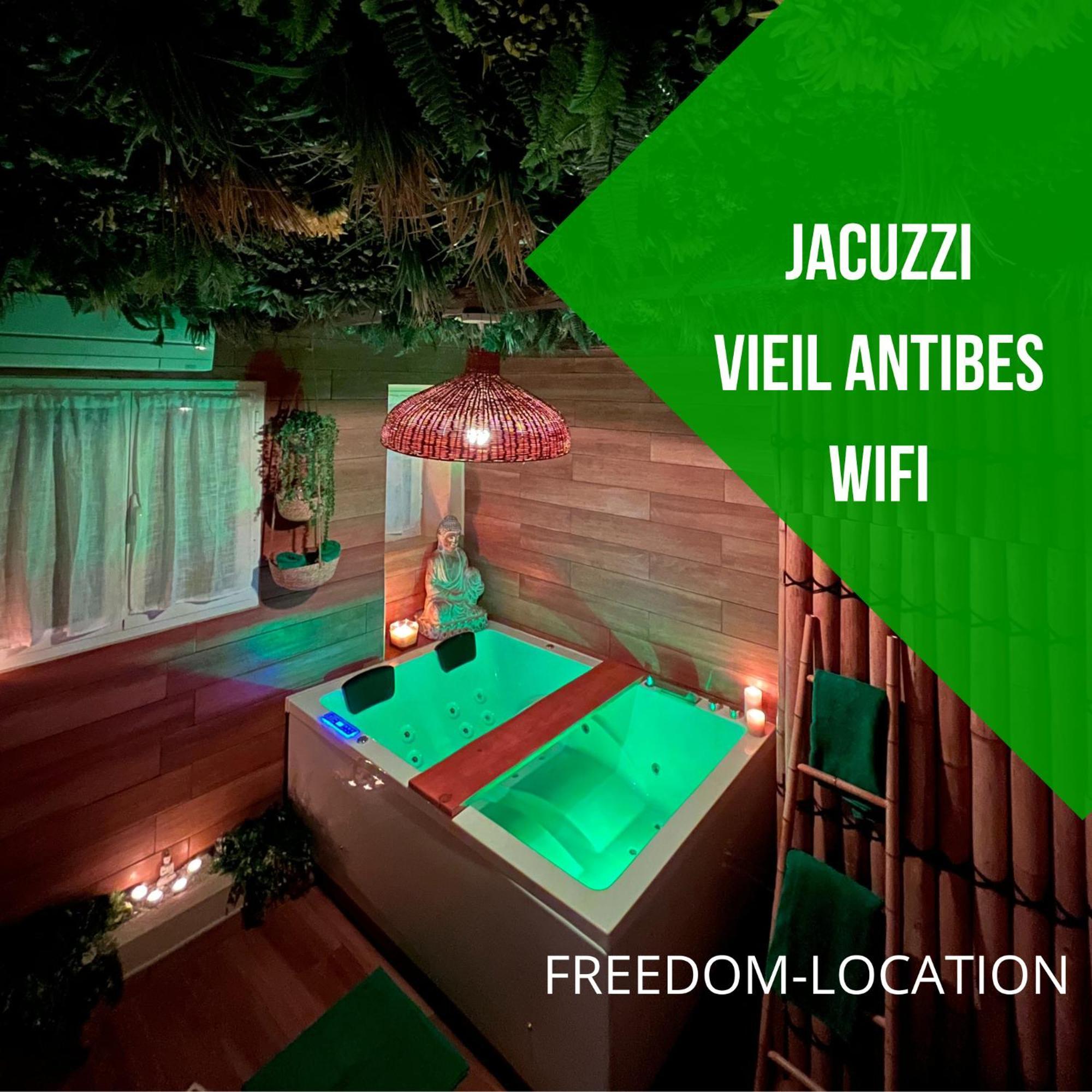 Le Balneo Jacuzzi Vieil Antibes Safranier Apartment Bagian luar foto
